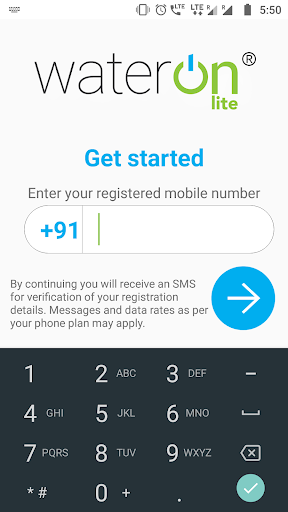 Android application WaterOnLite screenshort