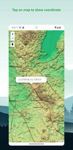 Denmark Offline Topo Map Screen 3