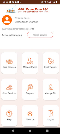 ACE Mobile APP Screen 3