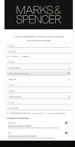 VCard for Business Screen 2