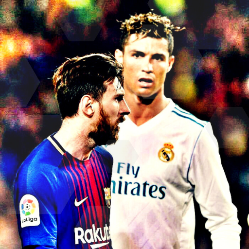 The GOAT: Messi vs Ronaldo logo