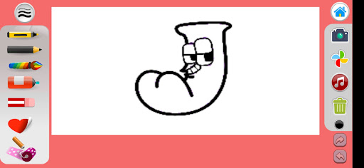 coloring garteen of alphabete Screen 2