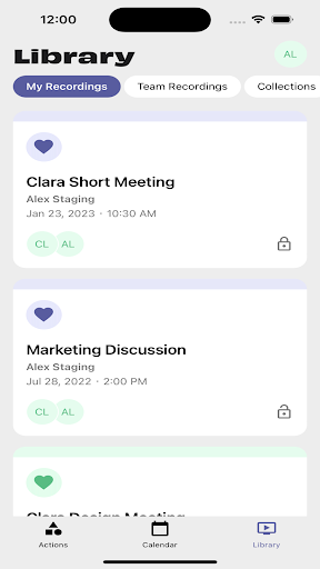 Clara Mobile Screen 3