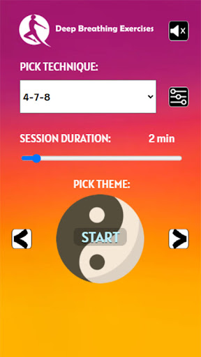 Android application Deep Breathing Exercises screenshort