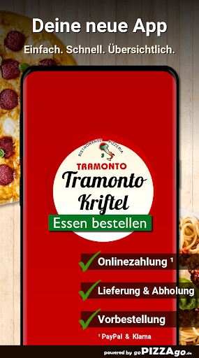 Android application Bistrorante Tramonto Kriftel screenshort