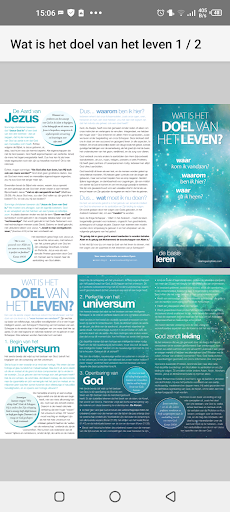 Wat is het doel van het leven Screen 2