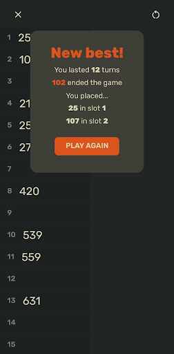 Twenty Numbers Screen 2