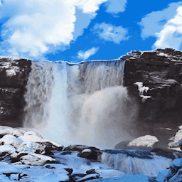 Icon image Cloudy Waterfall View LWP