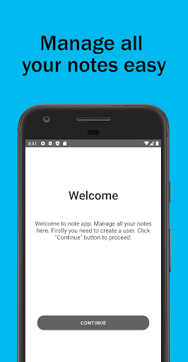 Android application Notes screenshort