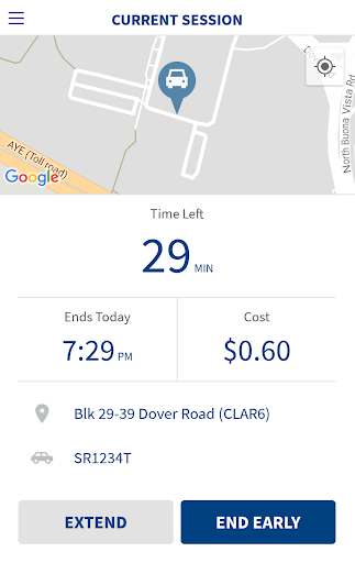 Screenshot of Parking.sg