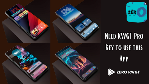 Android application Zero KWGT screenshort