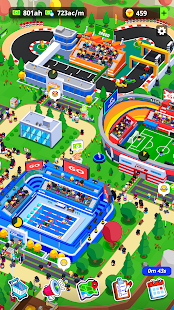 Sports City Tycoon - Trình mô phỏng trò chơi thể thao nhàn rỗi