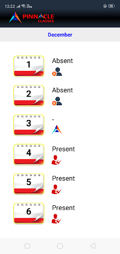 PINNACLE CLASSES Screen 2