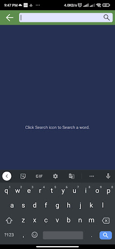 My Dictionary Screen 2