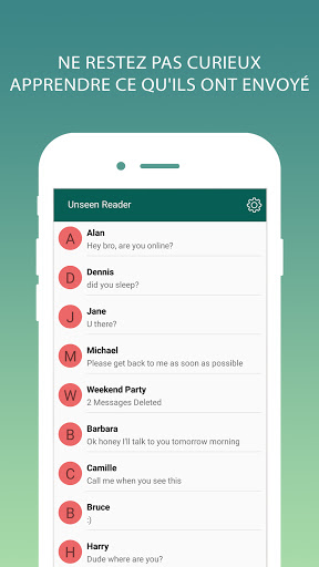Aperçu de l'application