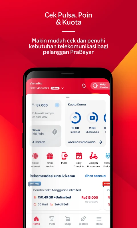 cara berbagi kuota Telkomsel