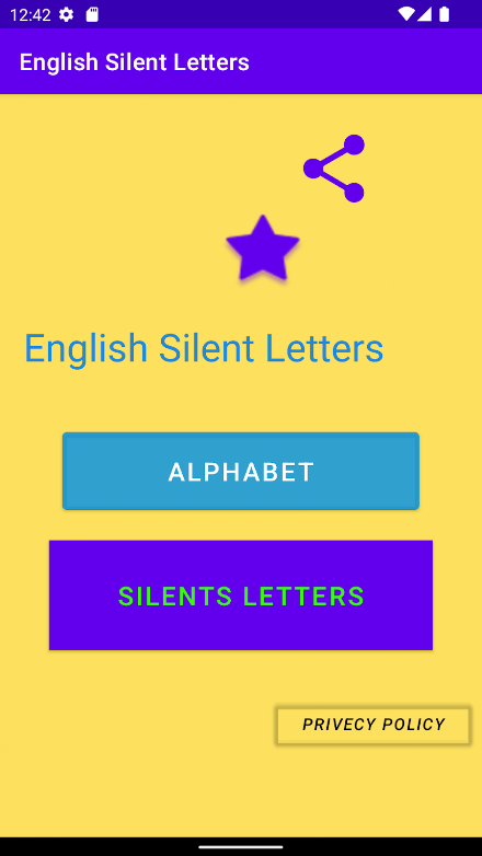 English Silent letters Screen 1