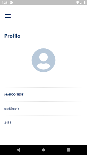 Android application NCC Clienti screenshort