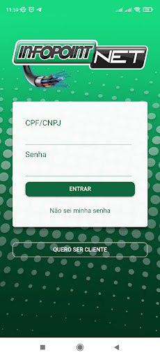 Android application Infopoint Net screenshort