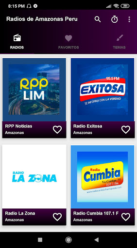 Radios de Amazonas Peru