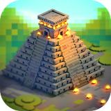 Aztec Craft: Ancient Blocky City Building Games icon