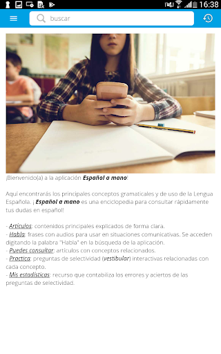 Español a mano Screen 2