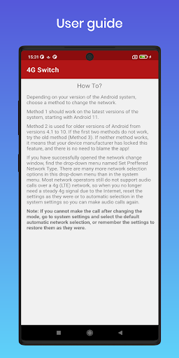 Sadece 4G: LTE'yi zorla ekran görüntüsü