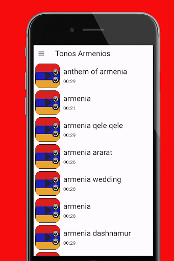 Android application Armenian Ringtones and Sounds screenshort