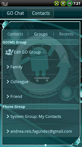 Cyanogen GO SMS Theme