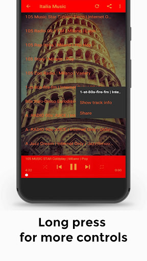 Italy Music Radio Screen 3
