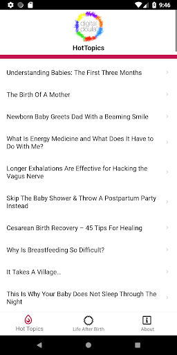 Digital Doula® 2.0 Screen 2