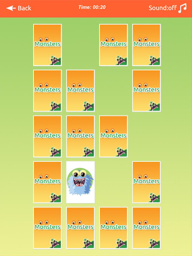 Monsters Memory Match