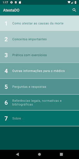Android application AtestaDO screenshort
