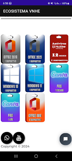 Android application Ecosistema VNHE screenshort