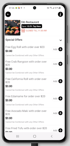 Dib Restaurant Screen 3