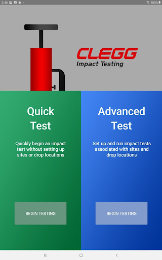 Android application Clegg Control screenshort