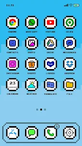 Wow Pixel Theme - Icon Pack