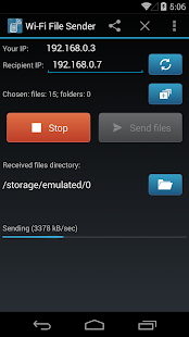 WiFi File Sender Premium Screenshot