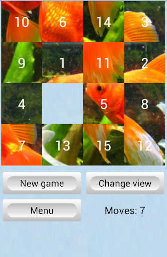 Android application 15 Puzzle screenshort