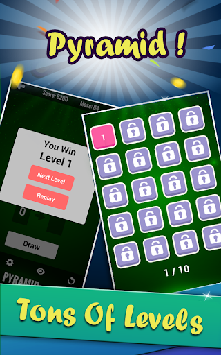Pyramid Solitaire - Card Games Screen 2