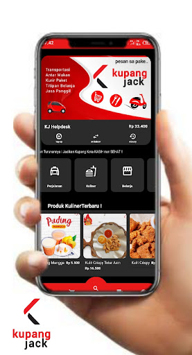 Android application Kupang Jack screenshort