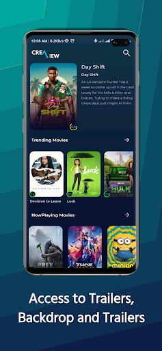 Android application Creaview: Movies & Tv Guide screenshort