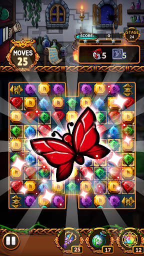 Jewels Witch Castle: Match 3 Screen 2
