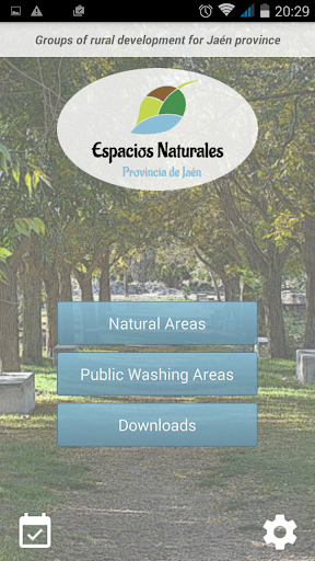 Android application Natural Areas of Jaén screenshort