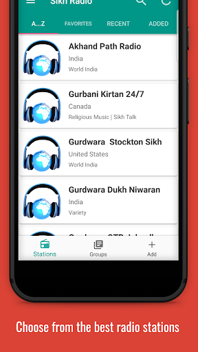 Android application Sikh Radio ਸਿੱਖ ਰੇਡੀਓ screenshort