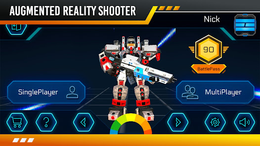 AR Warriors 2－Augmented Reality Camera Gun Shooter  screenshots 1