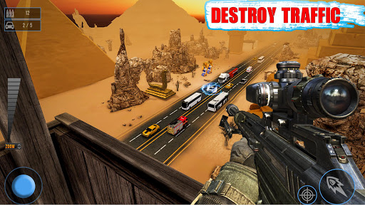 Sniper Traffic Shooting games  screenshots 1