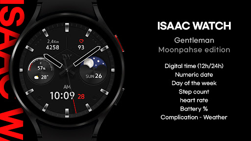 ISAAC WATCH Gentleman Moon Screen 3