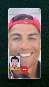 Chamada de vídeo Messi Ronaldo