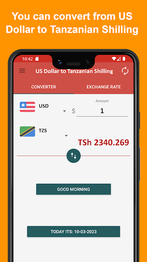 US Dollar to Tanzanian Shillin Screen 2